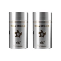 천연 레이온사 바로헤어 남자 여자 정수리 흑채 23g, 블랙X2개