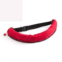 안전조끼 PFD 자동 풍선 구명 벨트 100N 조끼 자체 팽창 수영 라운드 부표 래프팅 안전 보트, [01] Manual, [02] Yellow