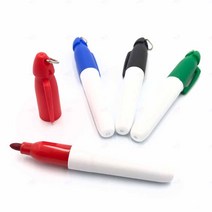 골프 필드 골프공 볼 마크 마킹 표시 펜 집중력 실력 점수 향상 퍼팅 성공 티샷 방향 지시 마커 라이너 볼마커 사인펜 레드 빨강, 검정