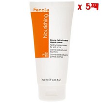 Fanola 파놀라 파놀라 누트리 케어 리스트럭춰링 크림 스플릿 엔드 100ml 5팩