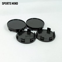 휠캡 4개/ 54MM ABS 범용 자동차 휠 센터 림 허브 캡 세련 된 하드 착용 교체 먼지 커버, 02 BLACK