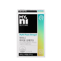 마이니 일동제약 파이토 오메가3 영양제 식물성 DHA EPA 미세조류 수험생 도뇌 60캡슐, 3병, 630mg