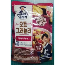 롯데제과 퀘이커 오트 그래놀라 시리얼 크랜베리바나나, 200g x 6개
