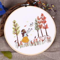 오꿈 프랑스자수 DIY 패키지, 26 소녀의꿈 20cm, 1봉