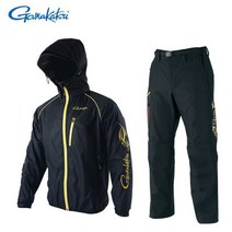 22 일본 시마노 shimano 가마가츠 Gamakatsu 봄 가을 시즌 착용 가능 방수 통기성 낚시복 정장 바위 낚시복 재킷, 옐로우사이드재킷