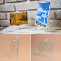 아크릴 투명 탁상용 사진 액자 돌잔치 셀프꾸미기 카페소품 원룸 투룸 웨딩포토 DIY