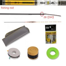 중국낚시대 중층낚시대 내림낚시대 텔레스코픽 낚싯대 탄소 섬유 3.6M4.5M6.3M7.2M8M9M10M 초경량, 01 YELLOW_04 5.4 m