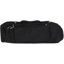 트럼펫 케이스 가방 경량 하드 Trumpet Gig Bag Professional Padded Soft Carrying Case Backpack Handbag With Shoul, [01] Black