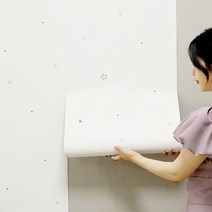 [아리아스토어샵] 붙이는 폼블럭 벽지 50*280cm / 접착식 단열벽지 / 셀프도배 셀프벽지 / DIY 붙이는벽지, 6.별백색