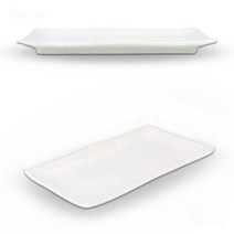 스시접시 멜라민 긴사각 생선접시 반찬접시 반찬그릇 30cm 6호, 단품, 색상:[색상]본상품