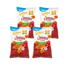 Lorenz 로렌츠 렌틸 칩 파프리카 85g 4개 독일