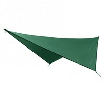 타프쉘 Tent Waterproof Awning Sunshade Ultralight 360cm x 290cm Tarp Shade Outdoor Camping Hammock Rain, [03] Blackish Green