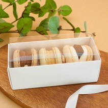 마카롱박스 뚱카롱 디저트 포장 PET뚜껑 케이스 퓨어마카롱 3구 장원패키지 [5/50ea], 50ea