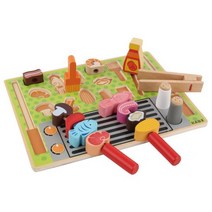 원목 식사놀이 꼬치구이 세트 21014, 혼합색상