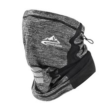 위즈맥스 B1 매쉬 UV자외선차단 쿨 마스크 자전거 등산, 그레이