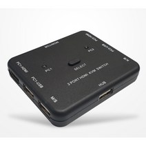 2대 PC 제어 자유 탈부착 KVM HDMI 스위치 / 망분리 솔루션 광 매트릭스