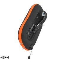bcd 스쿠버다이빙 아쿠아나 AKUANA 알루미늄 25 30 파운드 백플레이트, 살사