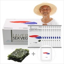 [저염] 해야채 파래맛김 광천김, 10봉, 해야채 파래맛김 24g