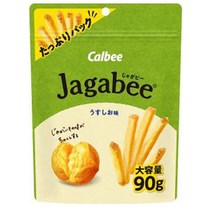 일본 가루비 Jagabee 자가비 소금맛 감자칩 90g 12개