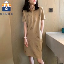 손드르 핫 드릴링 디즈니 미키 큰 사이즈 원피스