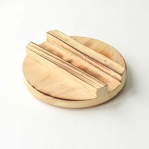 더하다하우스 돌솥 뚝배기 가마솥, 원목뚜껑 1인용