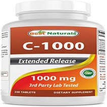 Best Naturals Vitamin C 1000 mg Tablets with Rose Hips Bioflavonoids Acerola & Rutin Berry 240 Cou, 1, 기타