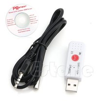 온도기록계 PC TEMPER2 센서 USB 온도계 습도계 데이터 로거 레코더, 한개옵션0