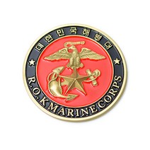 해병대 철제 차량 부착용 스티커 엠블럼, 본상품