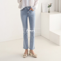 제이시 리본장식 논슬립 가죽 여자구두 5cm