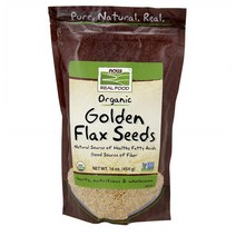 나우푸드 Golden Flax Seeds 유기농 황금 아마씨 2팩