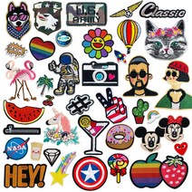 자수 패치 와펜 열접착 예쁜로고, 032. 하와이안