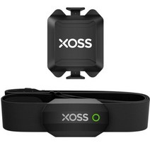 즈위프트 케이던스 센서 쯔위프트 속도 XOSS X1 스위트 및 ANT Bluetooth 자전거 컴퓨터 속도계 Garmin iGPSPORT Bryton Zwift 호환, X1 and HRM Chest