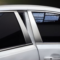 JS automotive 벤츠 C클래스 W205 차량전용 B필러 메탈크롬 튜닝 몰딩 인테리어 자동차 실외 스티커용품, 메탈크롬 B필러_벤츠C_W205