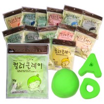 대한산업 컬러클레이 50g 16색세트 점토