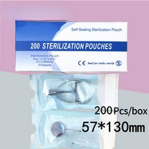 치아미백 기계 누렁니 누렁이 누런이 패치 200정박스 치과 자착 소독 자봉 봉지 전문, 규격 없음, 90mm-165mm