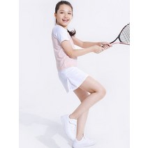 주니어 애슬래저 어린이 탁구복 테니스 스커트 운동복 키즈 세트