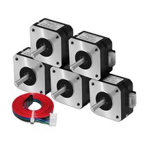 스테퍼 모터 Usongshine 17HS4023 Nema17 타이탄 압출기 용 4-Lead 1.0 A Nema 17 42 CNC 3D 프린터 부품, [03] 5Pcs