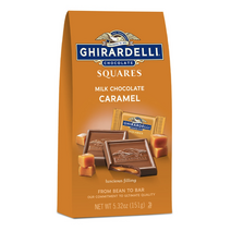 GHIRARDELLI 기라델리 밀크&카라멜 스퀘어백 151g 1개, 기라델리 밀크&카라멜 스퀘어백 151g, 1개