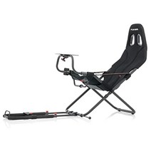 Playseat 레이싱 시뮬레이터 Challenge ActiFit 각종 핸들 컨트롤러 대응 페달 위치 시트 포지션 조절 가능 Actifit 채용 RC.00312[] 블랙, 기아