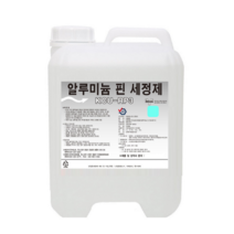 라디에이터 코어 알루미늄 세척제 에어컨 히터 핀 세정제 자동차 알루미늄 핀 청소용 클리너 4L