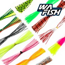 청룡조구 타이라바 튜닝 스커트 베이직타입 자작채비용 실리콘 스커트 참돔 갈치 문어 낚시 DIY, 6. 오렌지_옐로우-베이직타입