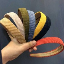 착용편한 포근 니트 데이트 무지 머리띠 헤어밴드 예쁜 귀여운 데일리 여성