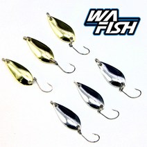 청룡조구 싱글 메탈스푼 2.5g3.5g5g 싱글훅 스푼루어, 골드 3.5g