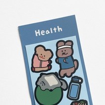 바보사랑 헬스 리무벌 스티커.키치키치
