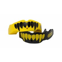 BATTLE Battle Fangs 풋볼 마우스 가드 탈착식 스트랩이 있는 스포츠 보호 마우스피스가 치아에 보호대 유무에 맞음 성인 청소년 사이즈 2 팩 10세 이상 골드 블랙, Pink