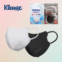 크리넥스 KF94 데일리 새부리형 귀편한 마스크 1매, (1매)KF94 데일리 블랙 소형