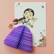 [바보사랑] 유리컴 허니콤 전통인형 색동아씨(VI), 상세 설명 참조, 상세 설명 참조