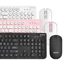 레트로무선키보드마우스세트 스마텍 멤브레인 STC-500 로지텍키보드 엘지키보드 HP키보드 마이크로소프트, 본상품선택, 블랙, 본상품선택