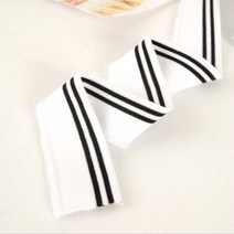[러브원단] 요꼬시보리 스트라이프(폭3cm)-7color, 화이트블랙