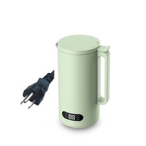 오아시 휴대용 미니 밀크 쉐이크 두유 메이커 500ML 믹서기 스무디 프로세서 가전 제품 110/220V, 03 Green 350ML_01 미국_02 220V